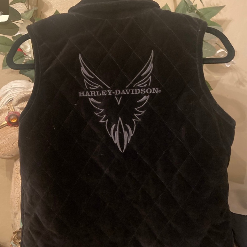 Harley Velvet vest size med